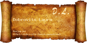 Dobrovits Laura névjegykártya